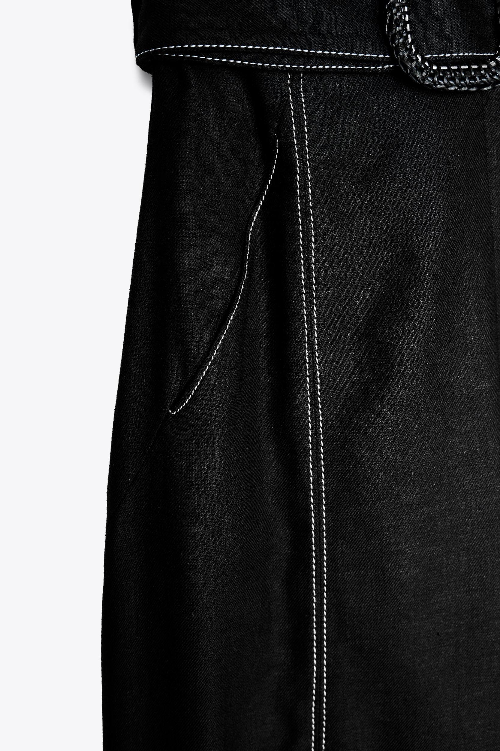 LINEN STRAPLESS JUMPSUIT Product Image