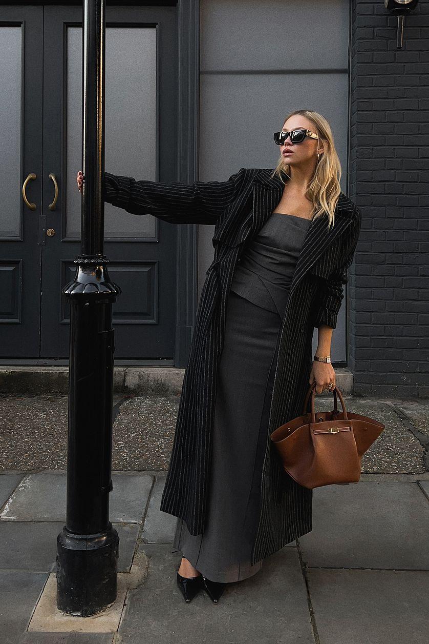 Seam Detail Straight Maxi Skirt Product Image