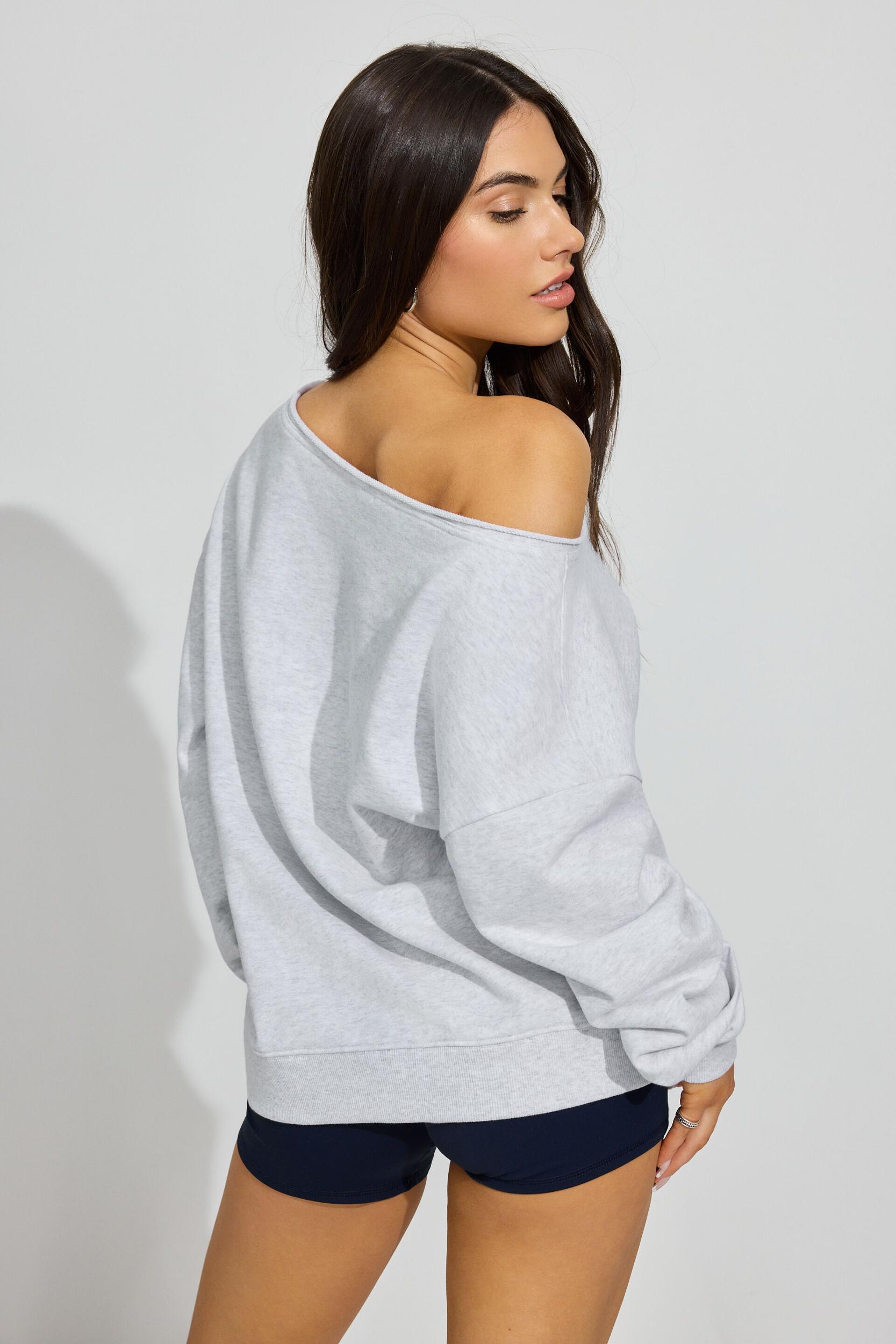 Smooth Scoop Neck Long Sleeve Top Product Image