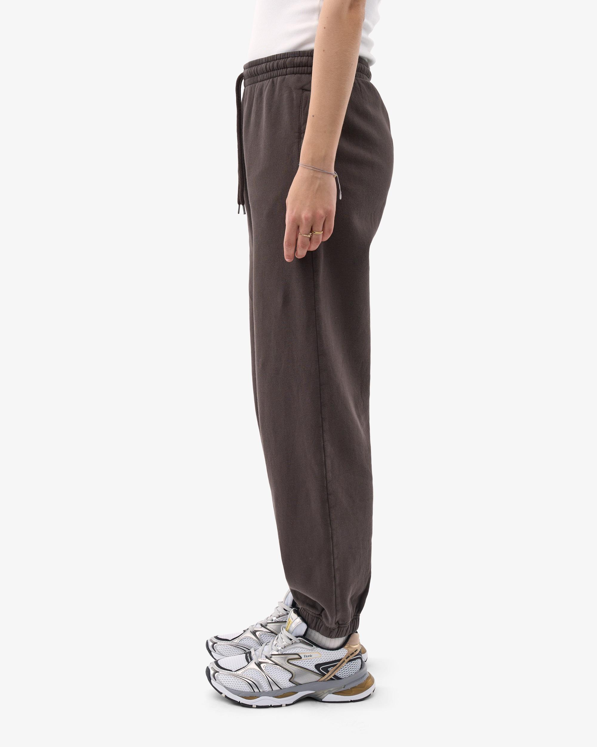 Organic Relaxed Sweatpants - Coffee Brown Product Image