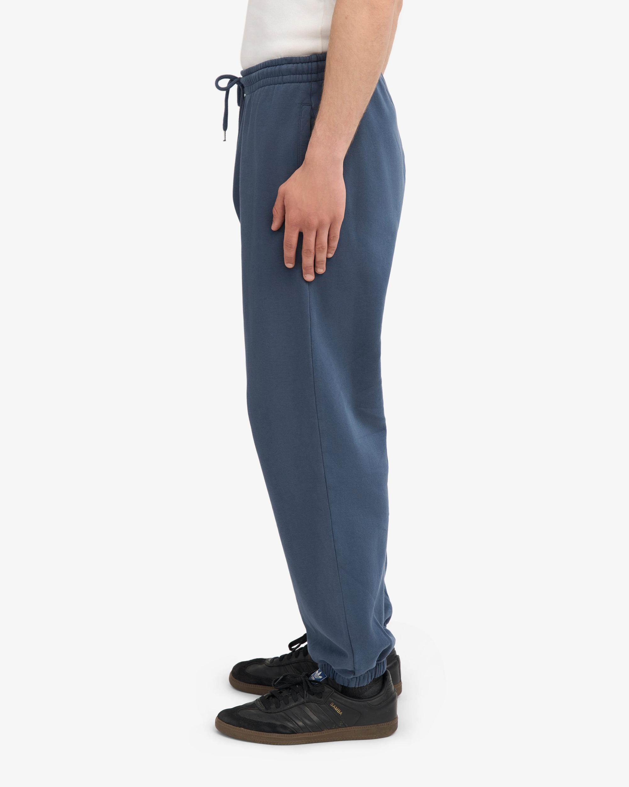 Organic Relaxed Sweatpants - Petrol Blue Product Image