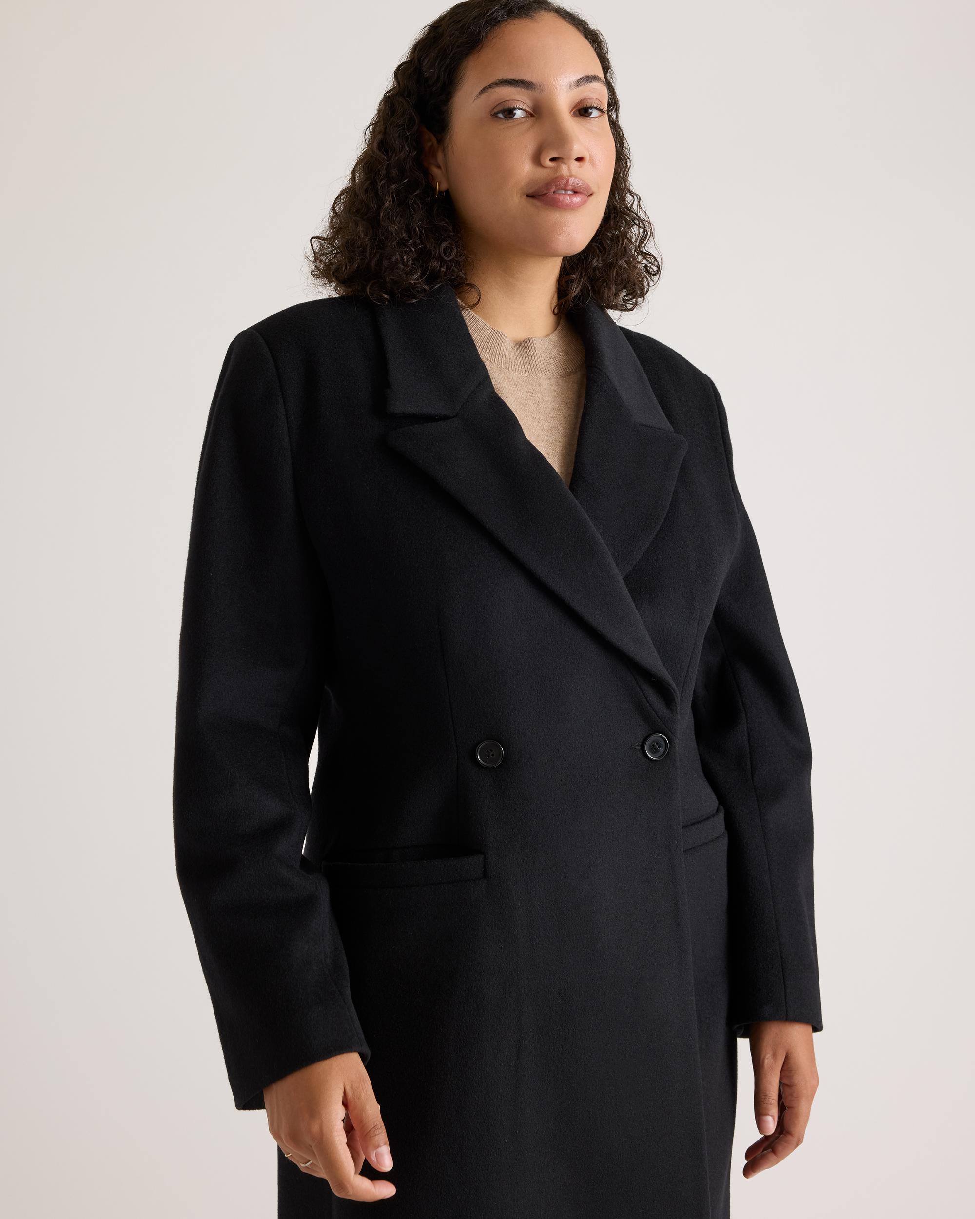 Quince | Women's Italian Wool Tailored Coat Wool/Nylon Product Image