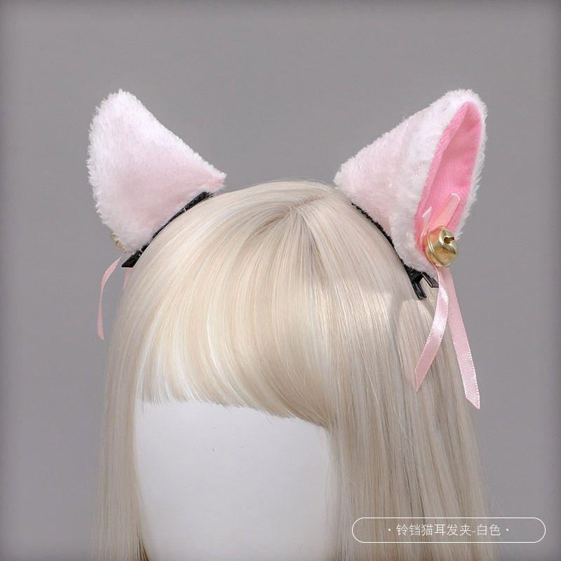 Fluffy Cat Ear Hair Clip Product Image