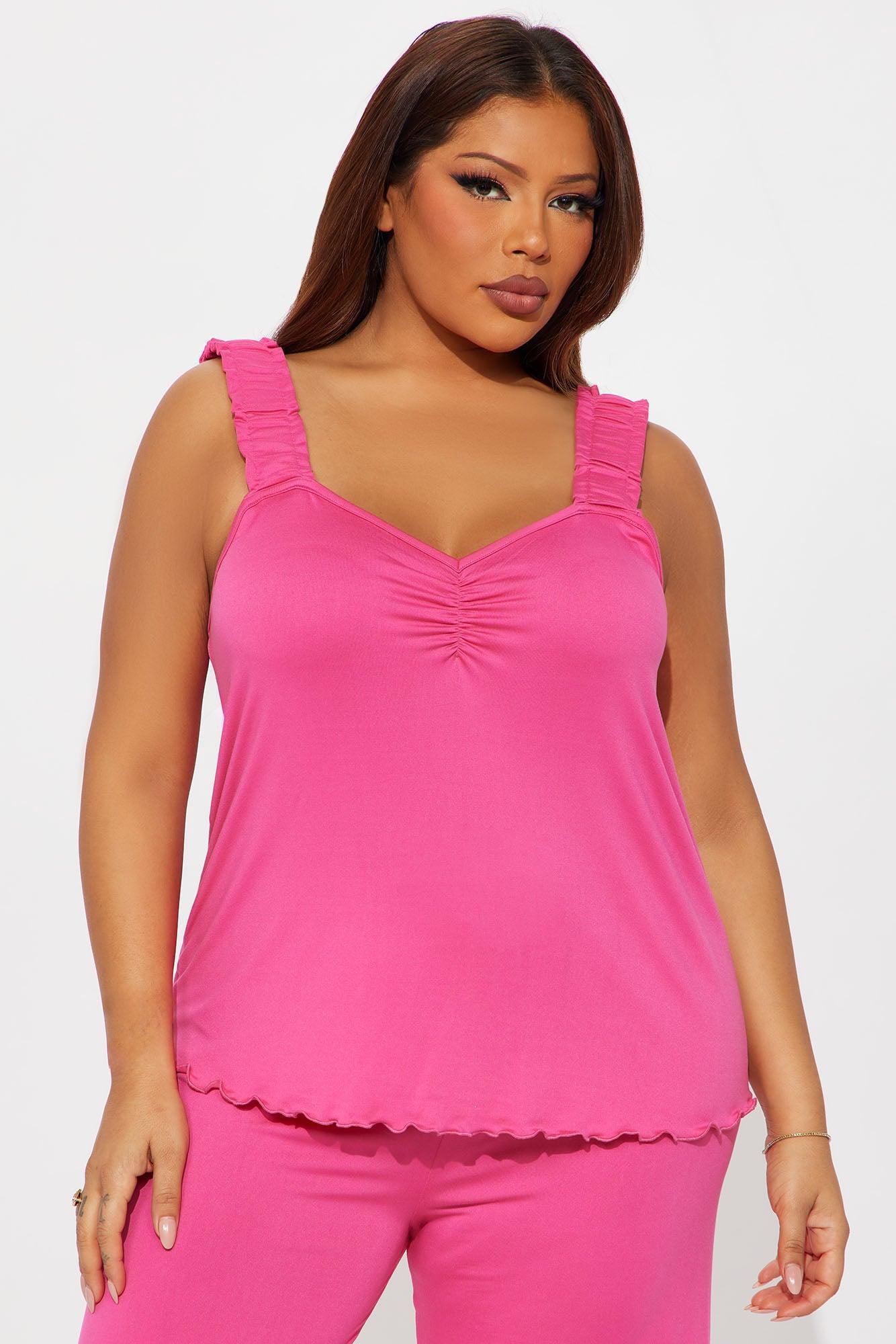 All A Dream PJ Pant Set - Hot Pink Female Product Image