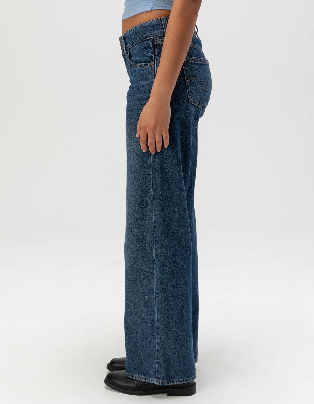 LEVI'S Superlow Loose Womens Jeans - Blended Beauty - DARK STONE Product Image