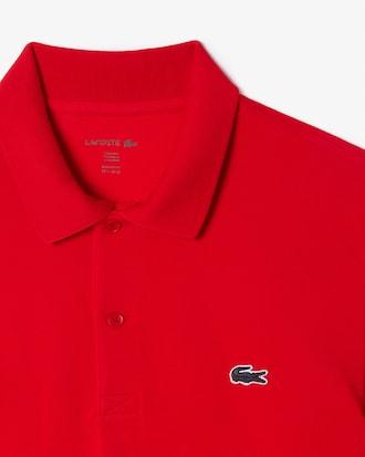 Regular Fit Cotton Blend Polo Shirt Product Image