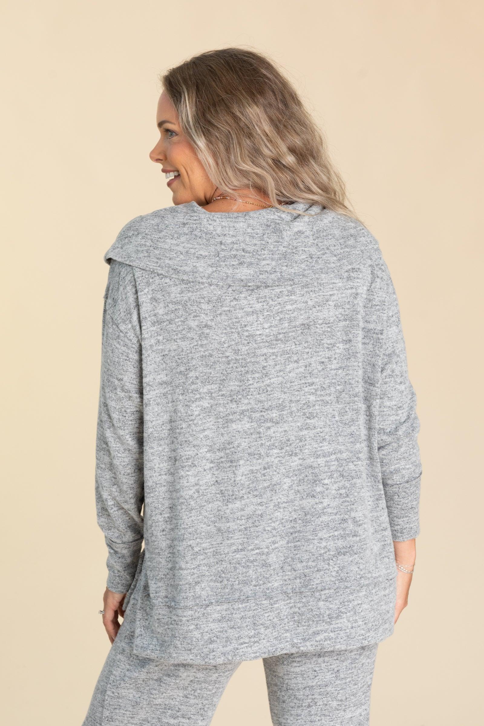 Soft Knit Boat Neck Top And Pants Luxe Sets Product Image