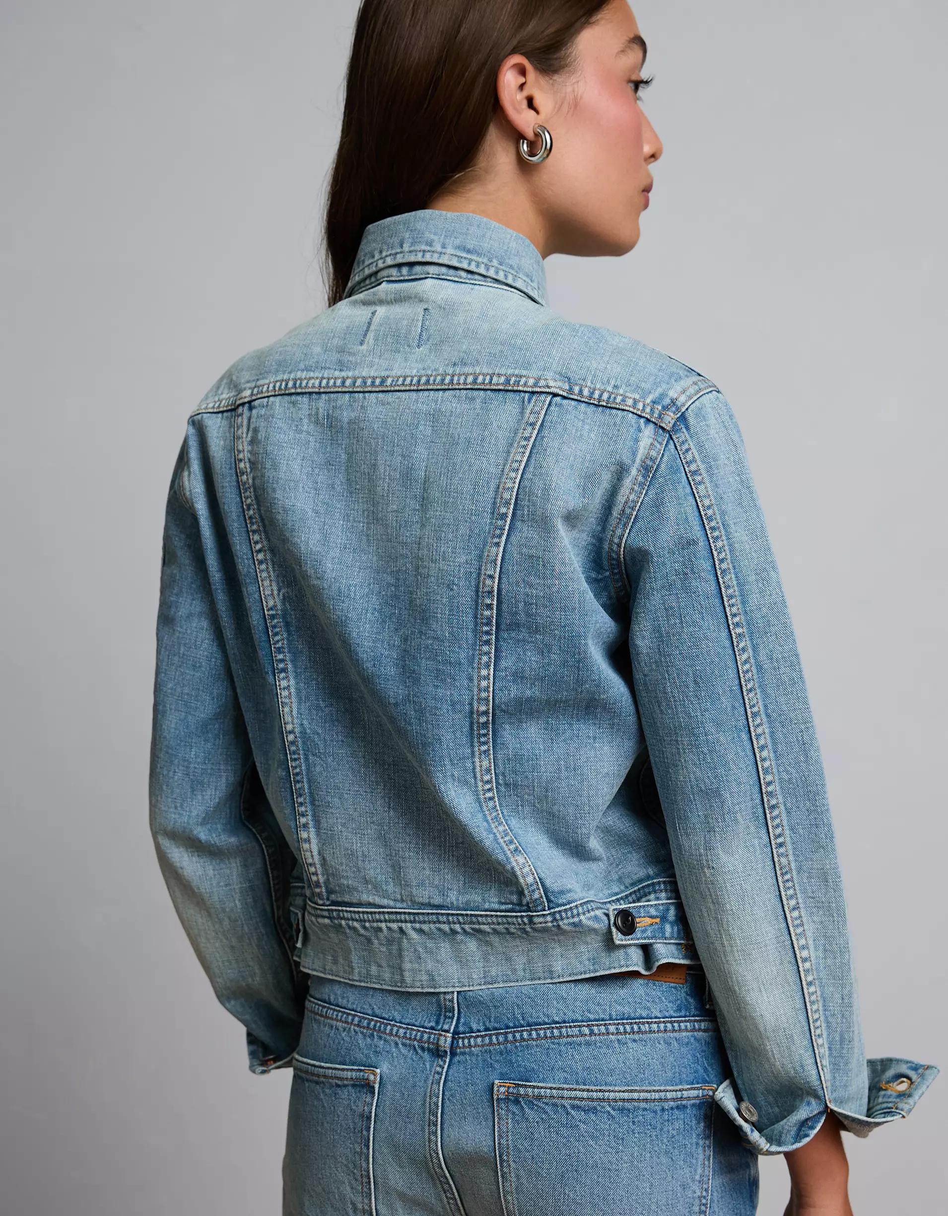 AE77 Premium Rider Denim Jacket Product Image