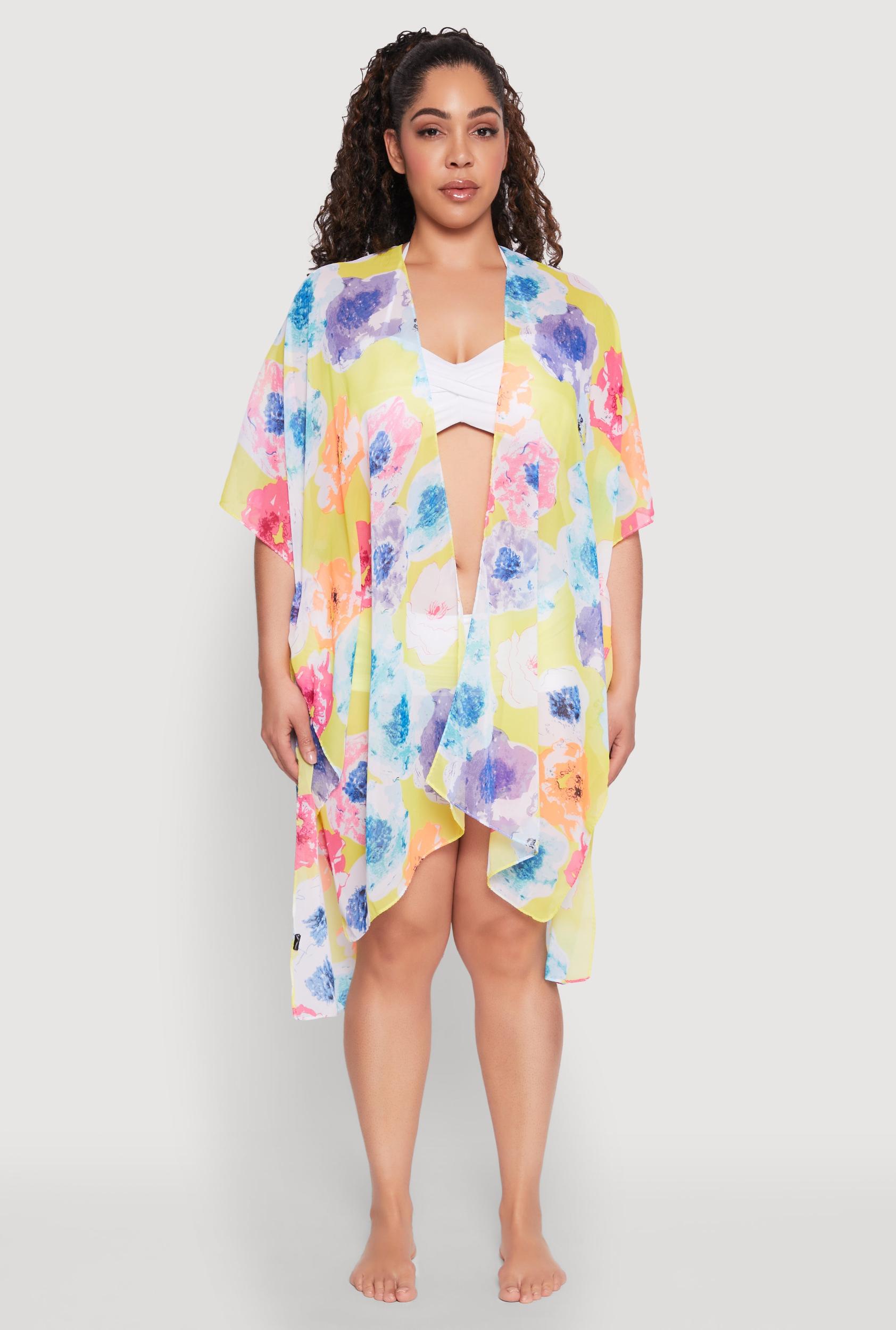 Floral Kimono Cover Up Female Product Image