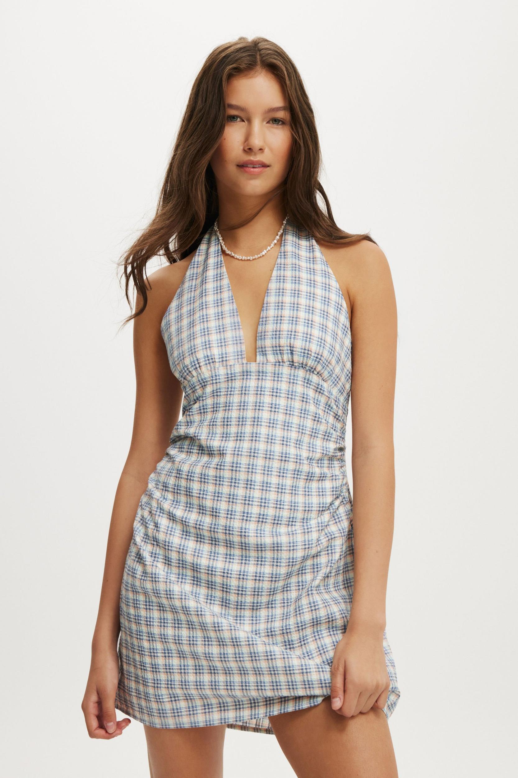 Haven Halter Mini Sundress Product Image