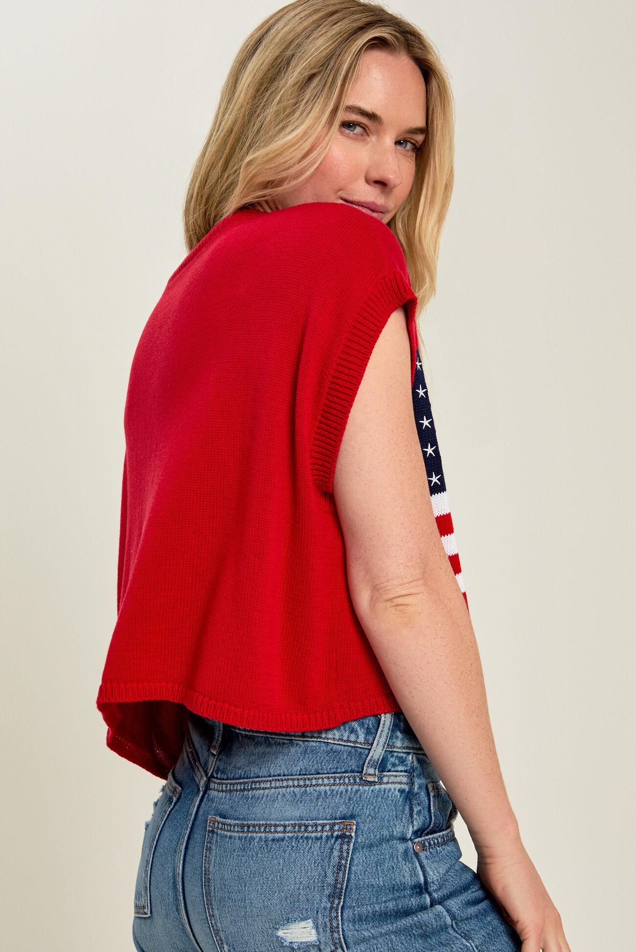 Americana Sweater Vest Product Image