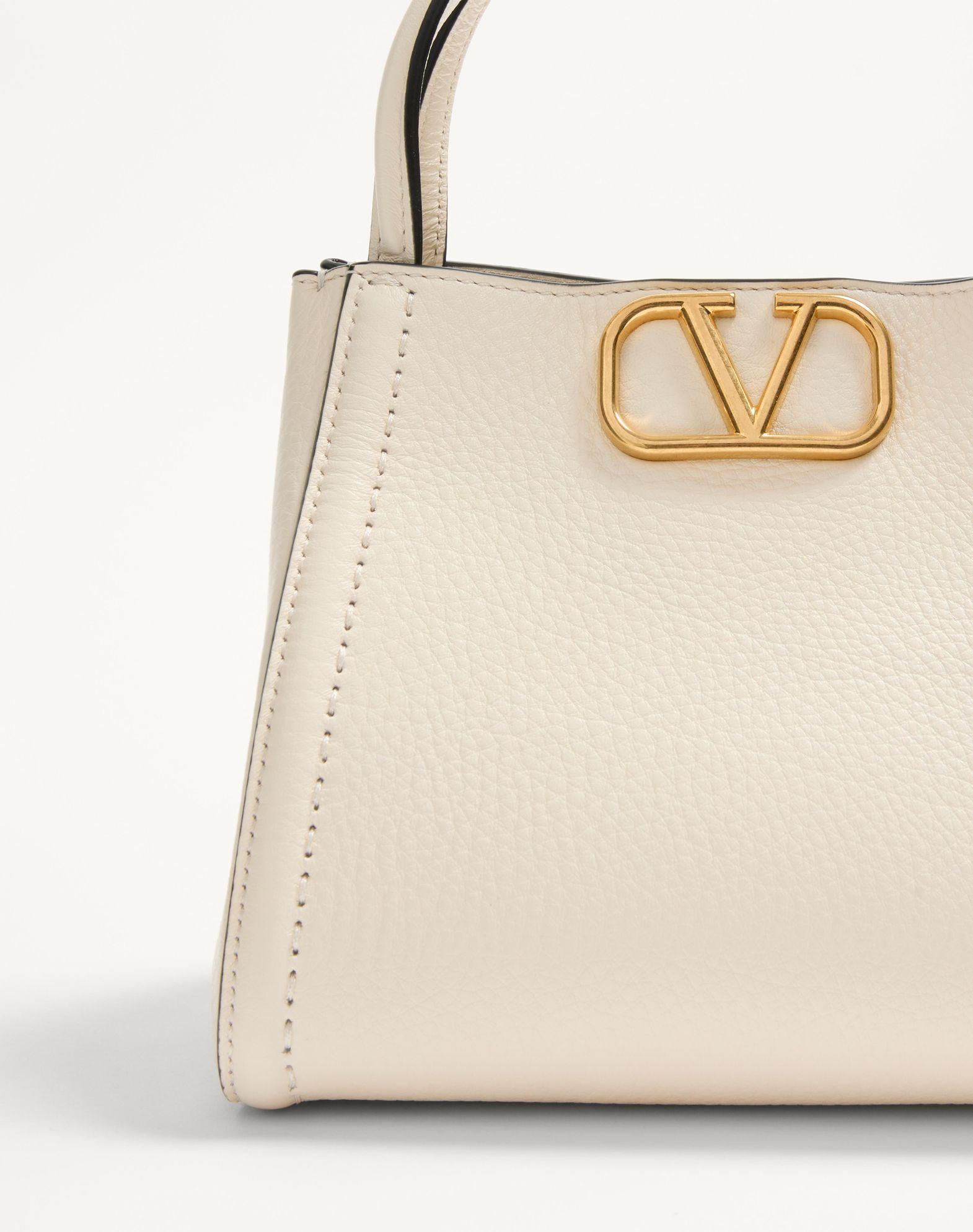 Valentino Garavani Alltime Small Handbag In Grainy Calfskin Product Image