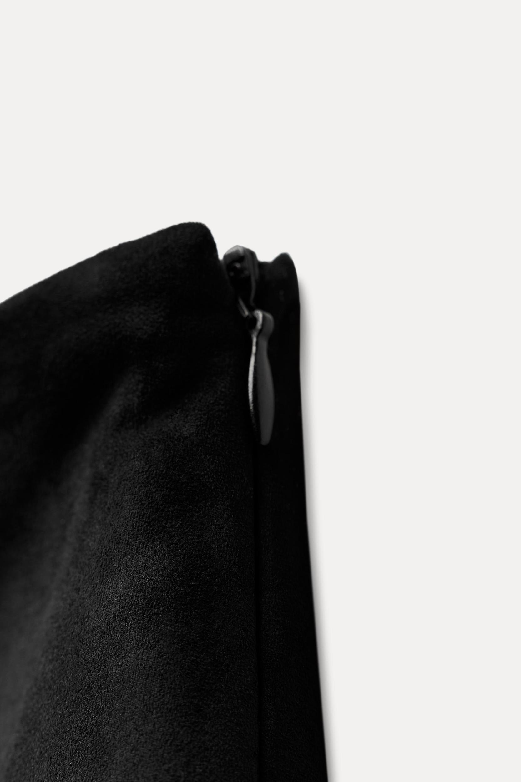 FAUX SUEDE MINI SKIRT Product Image