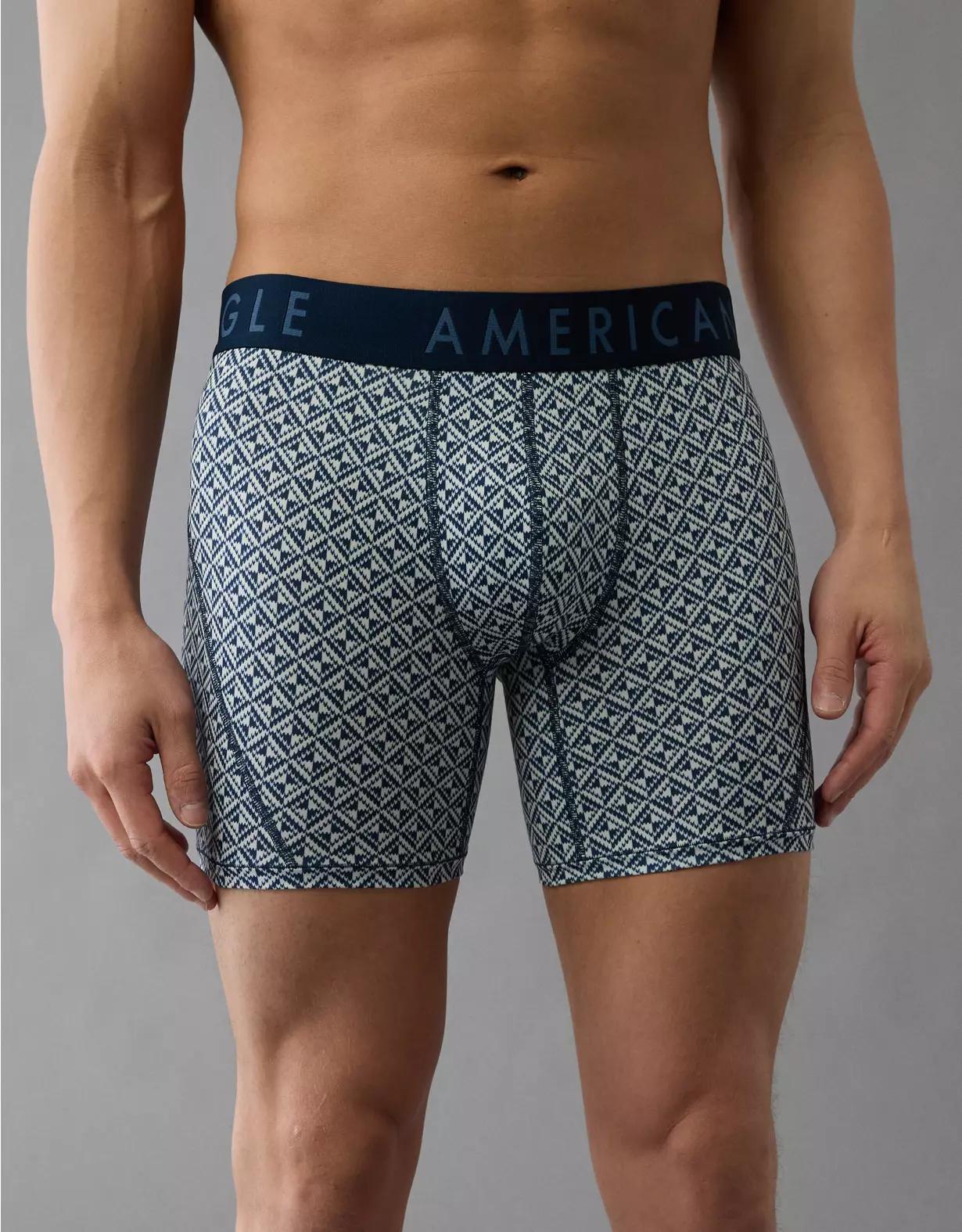 AEO Men's Space Dye 6" Flex Boxer Brief Product Image