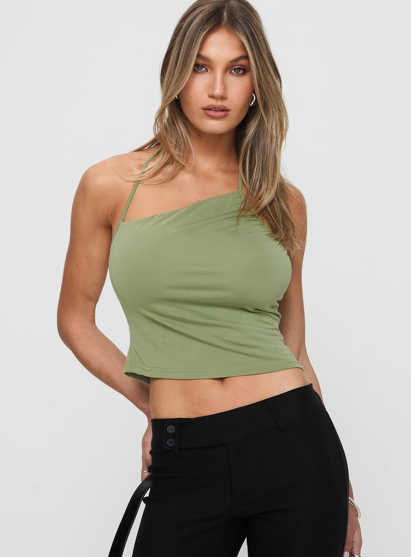 Catalyst Asymmetrical Top Green Product Image