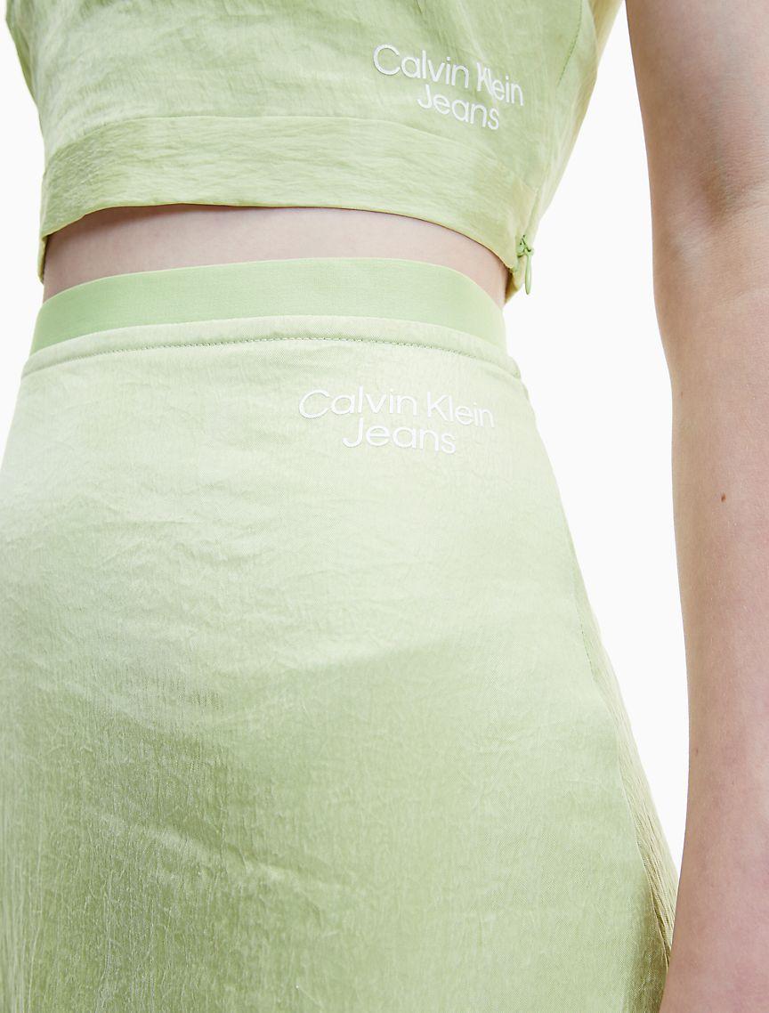 Glazed Fabric Mini Skirt Product Image