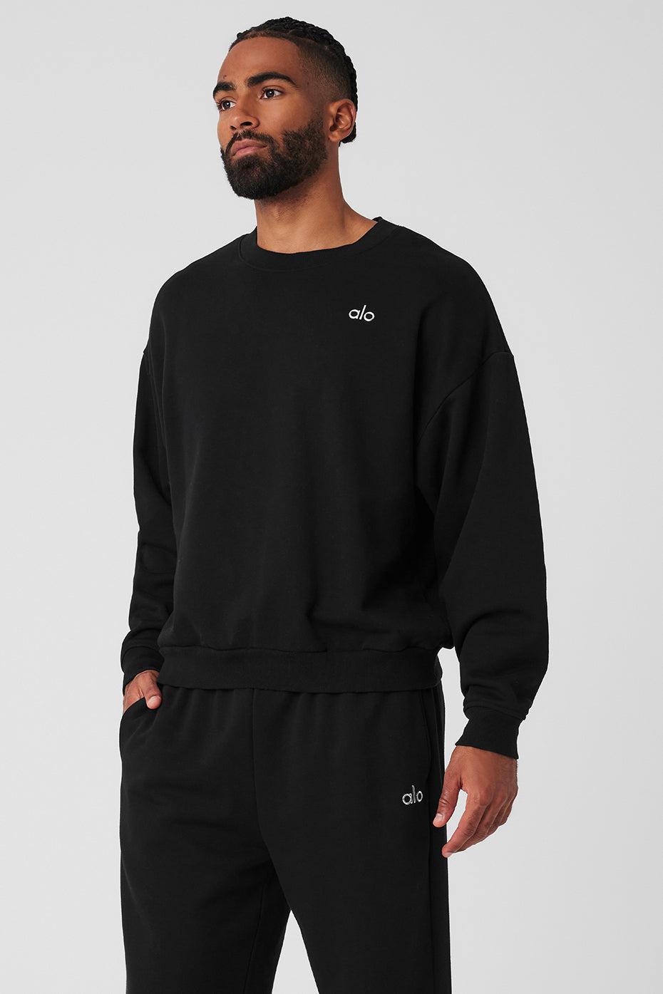 Accolade Crew Neck Pullover - Black Product Image