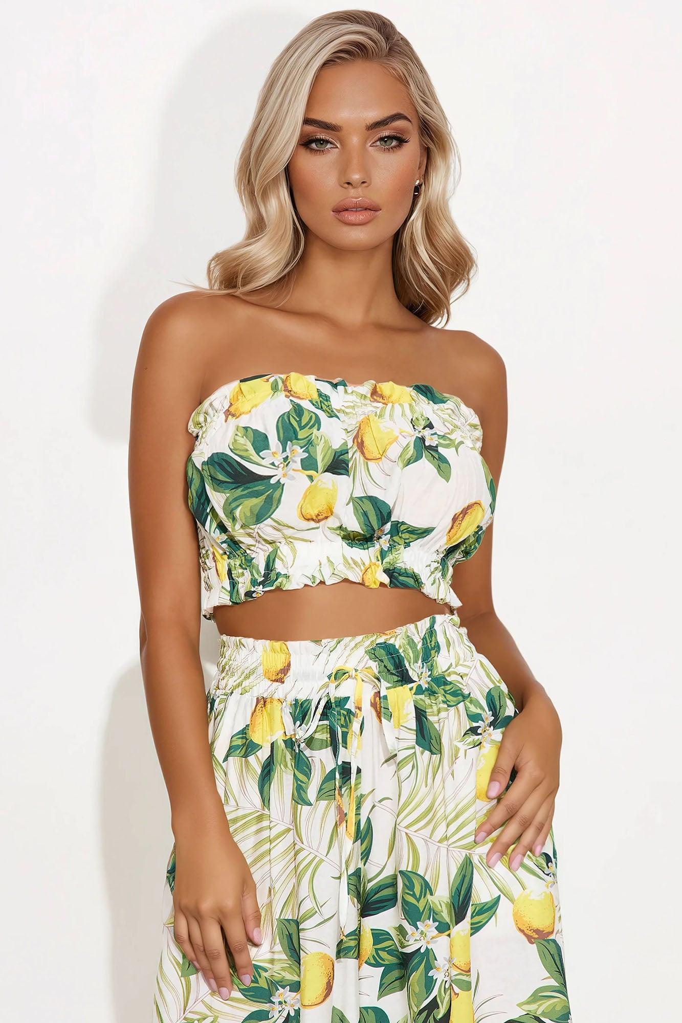 Limoncello Pant Set - Yellow Product Image