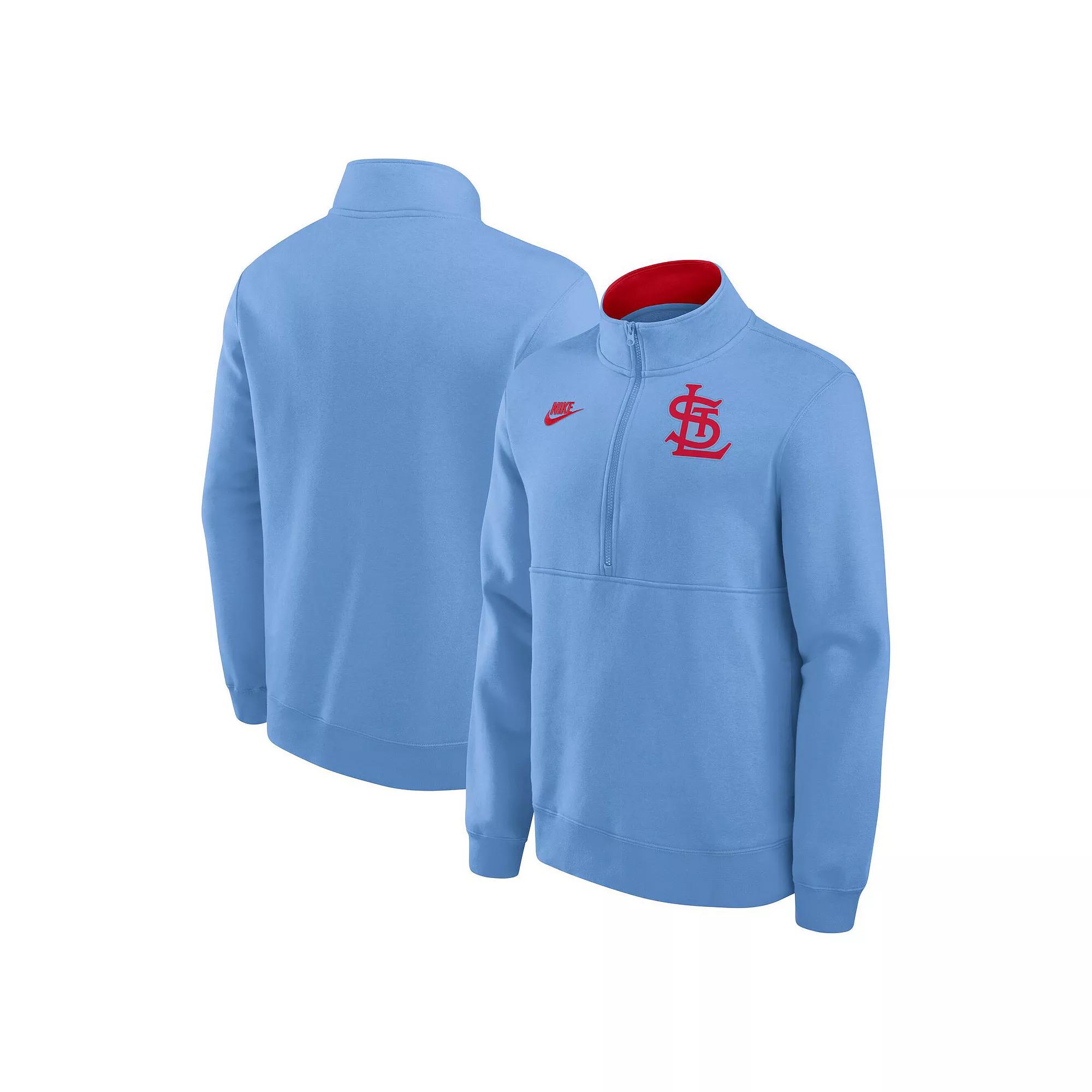 St. Louis Cardinals Cooperstown Nike Men's MLB 1/2-Zip Crew Product Image