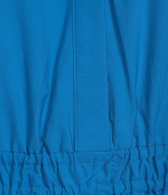 Leslie Fay Short Sleeve A-Line Cotton Poplin Maxi Dress Product Image