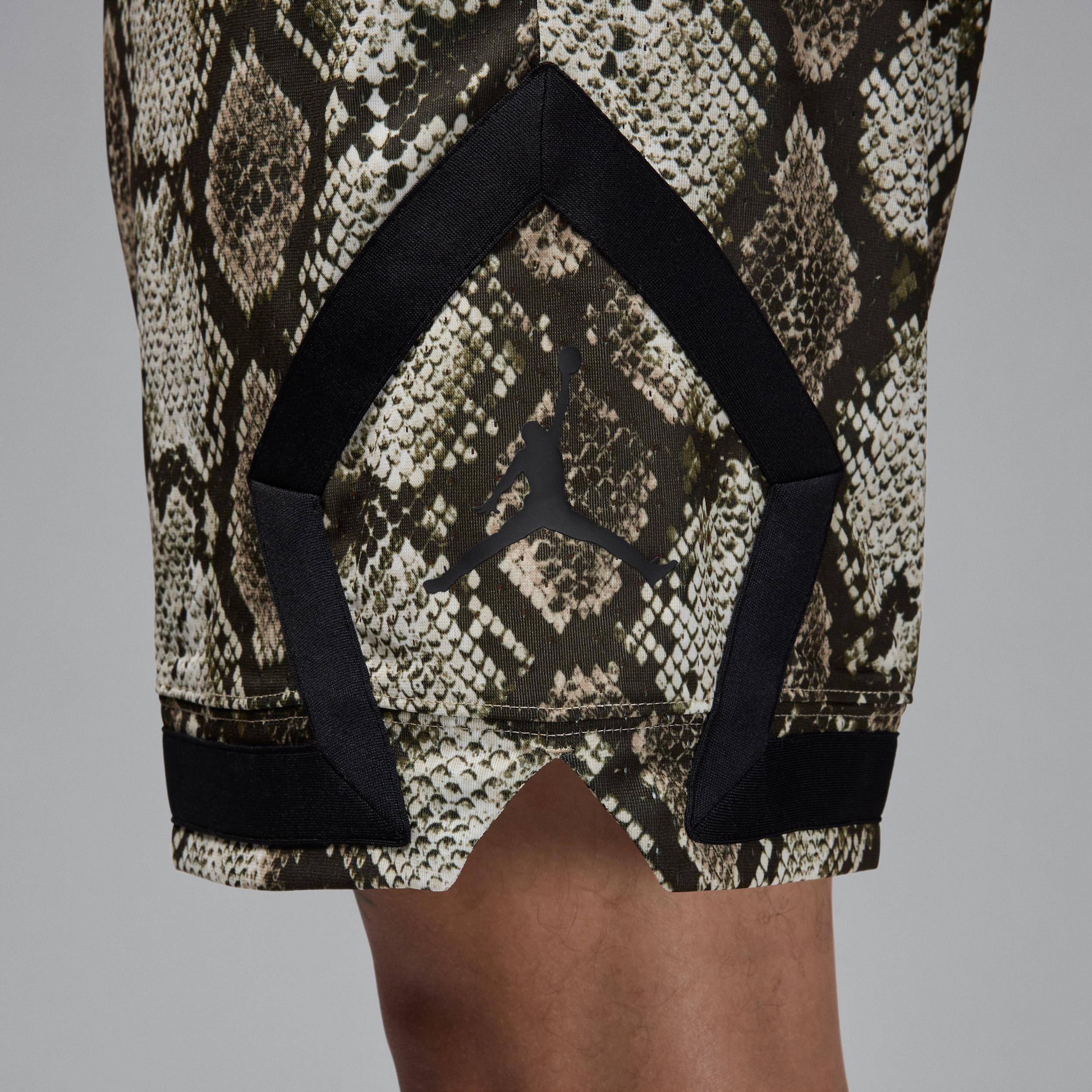 Mens Jordan Sport Dri-FIT Mesh Diamond Shorts | HF9907-133 Product Image