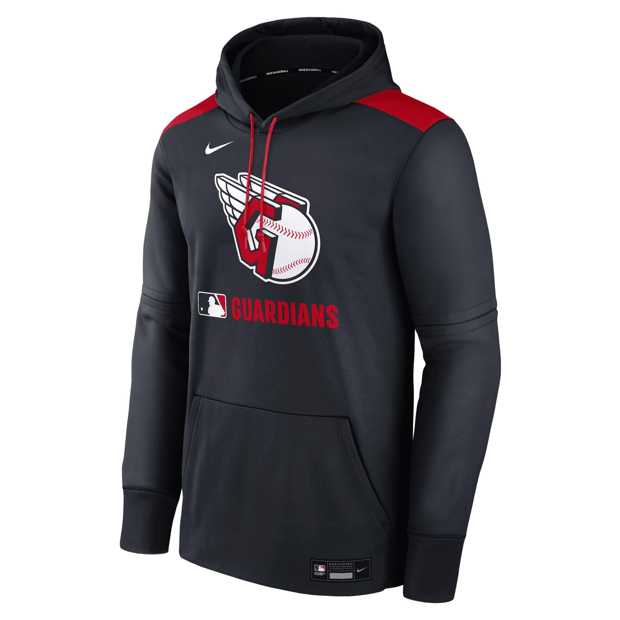 Men's Minnesota Twins Authentic Collection Nike Therma MLB Pullover Hoodie Product Image