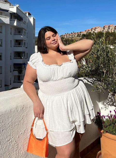 The Love Galore Romper White Curve Product Image