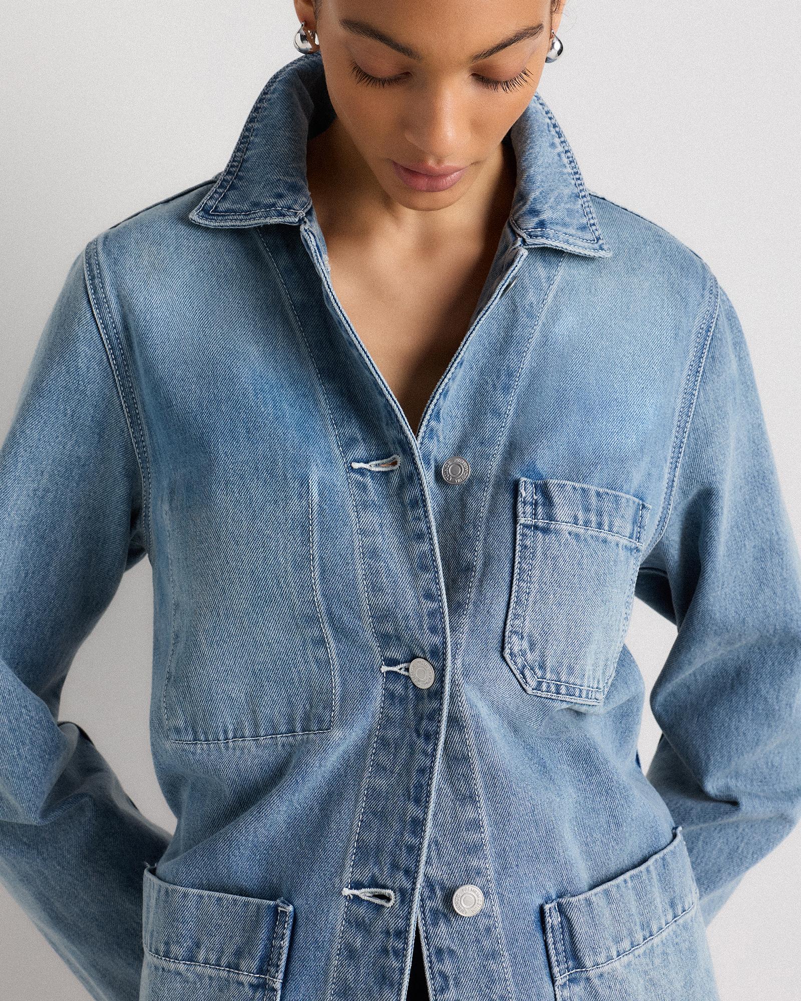 Quince | Women's Denim Chore Jacket Organic Cotton Product Image
