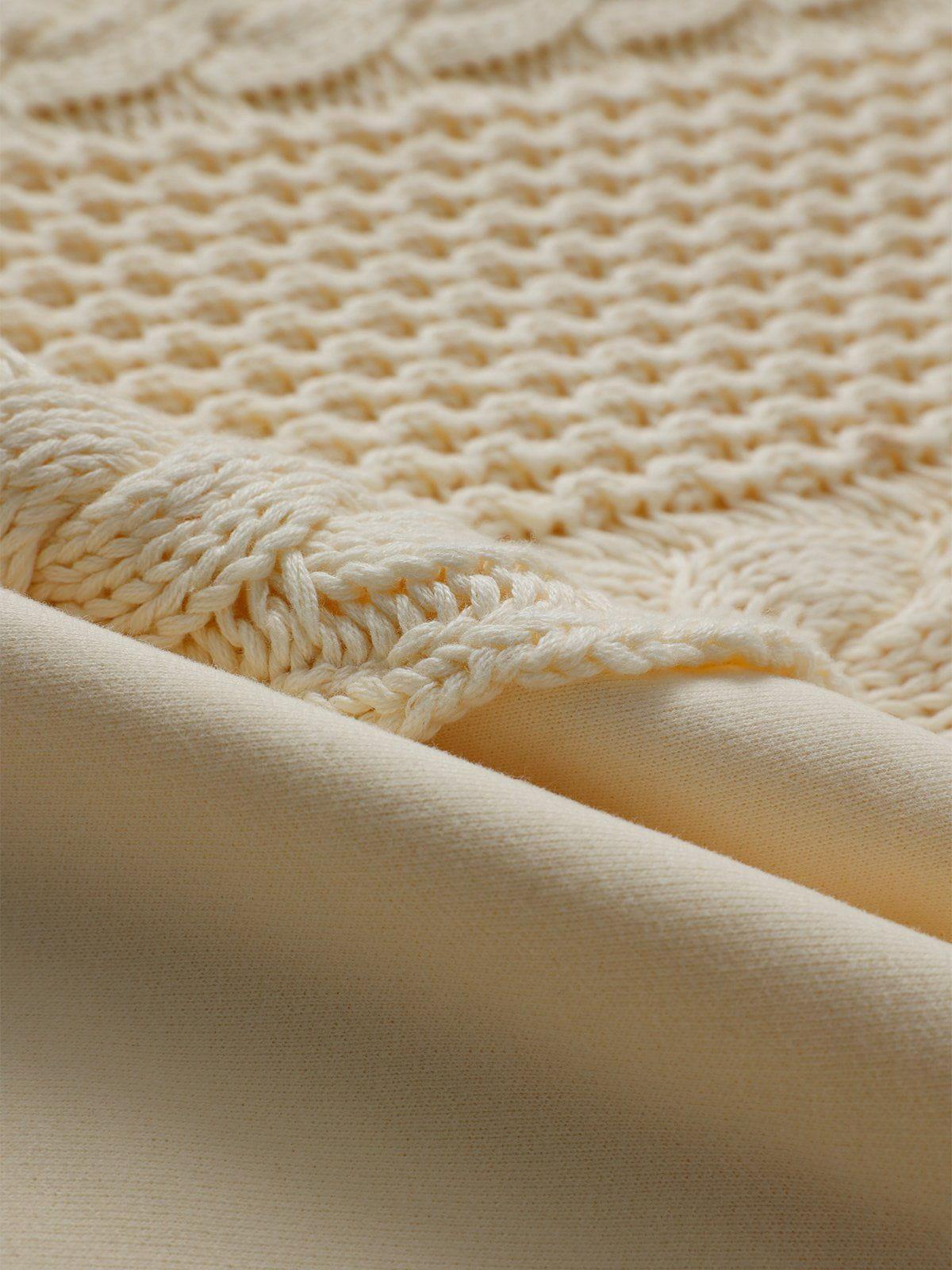 Aelfric Eden Patchwork Embroidery Heartie Sweater Product Image