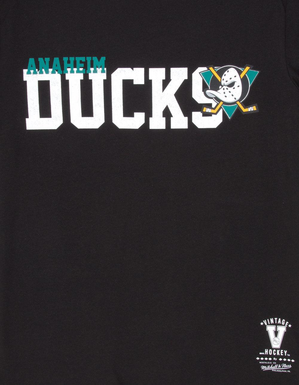 MITCHELL & NESS Anaheim Ducks Home Team Mens Tee - BLACK Product Image