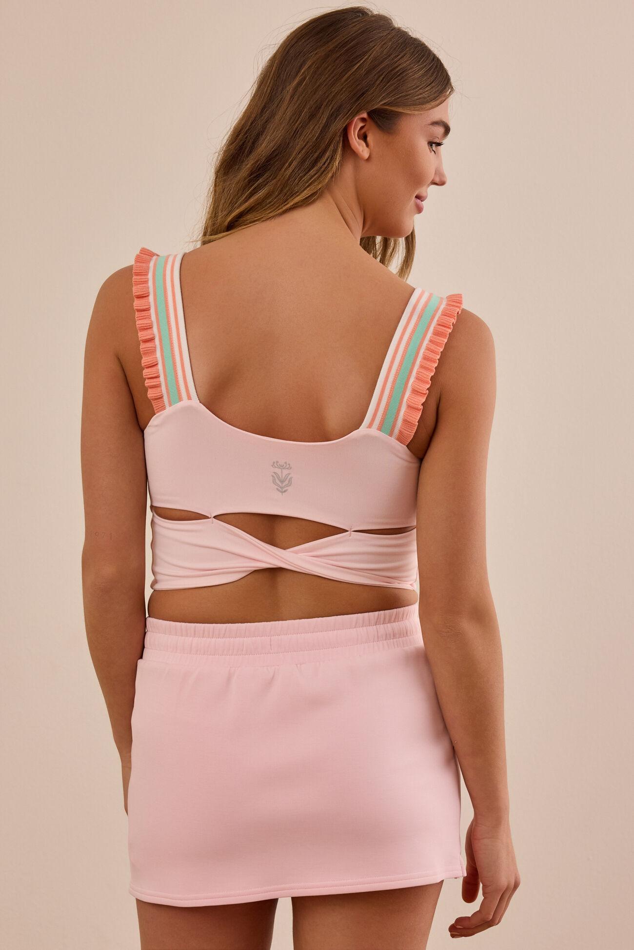 Playful Pace Ruffle Tank Product Image