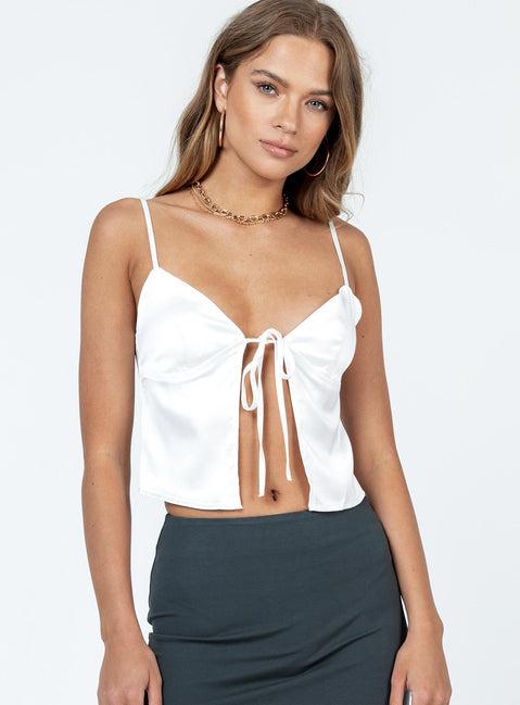 Buress Top White Product Image