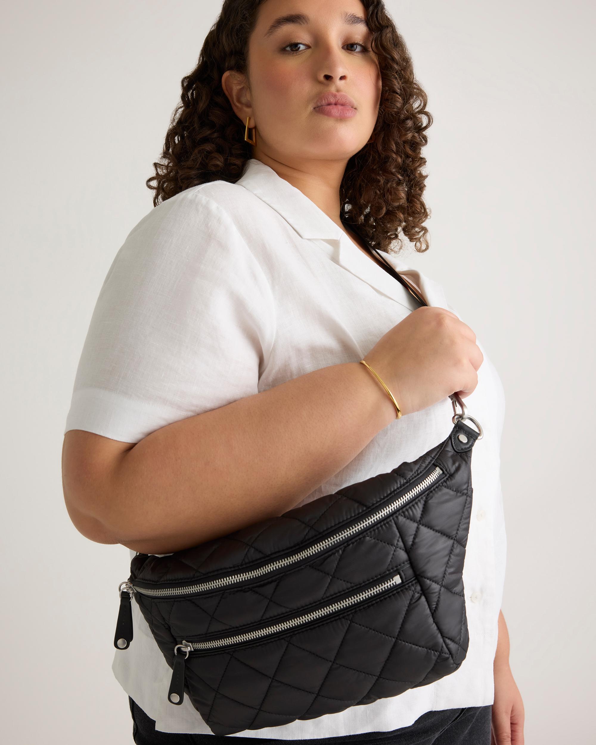 Quince | Women's Transit Quilted Sling Bag Nylon Product Image