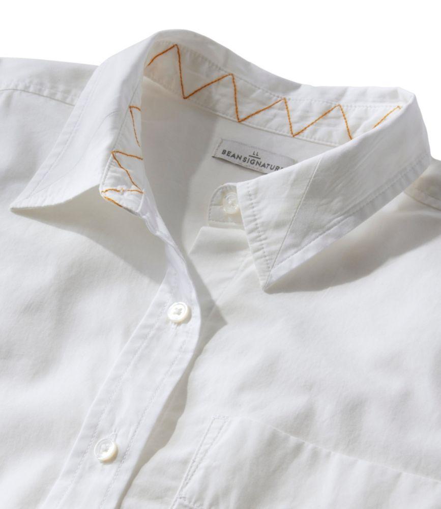 Women's Signature Premium Essential Poplin Shirt, Long-Sleeve Product Image