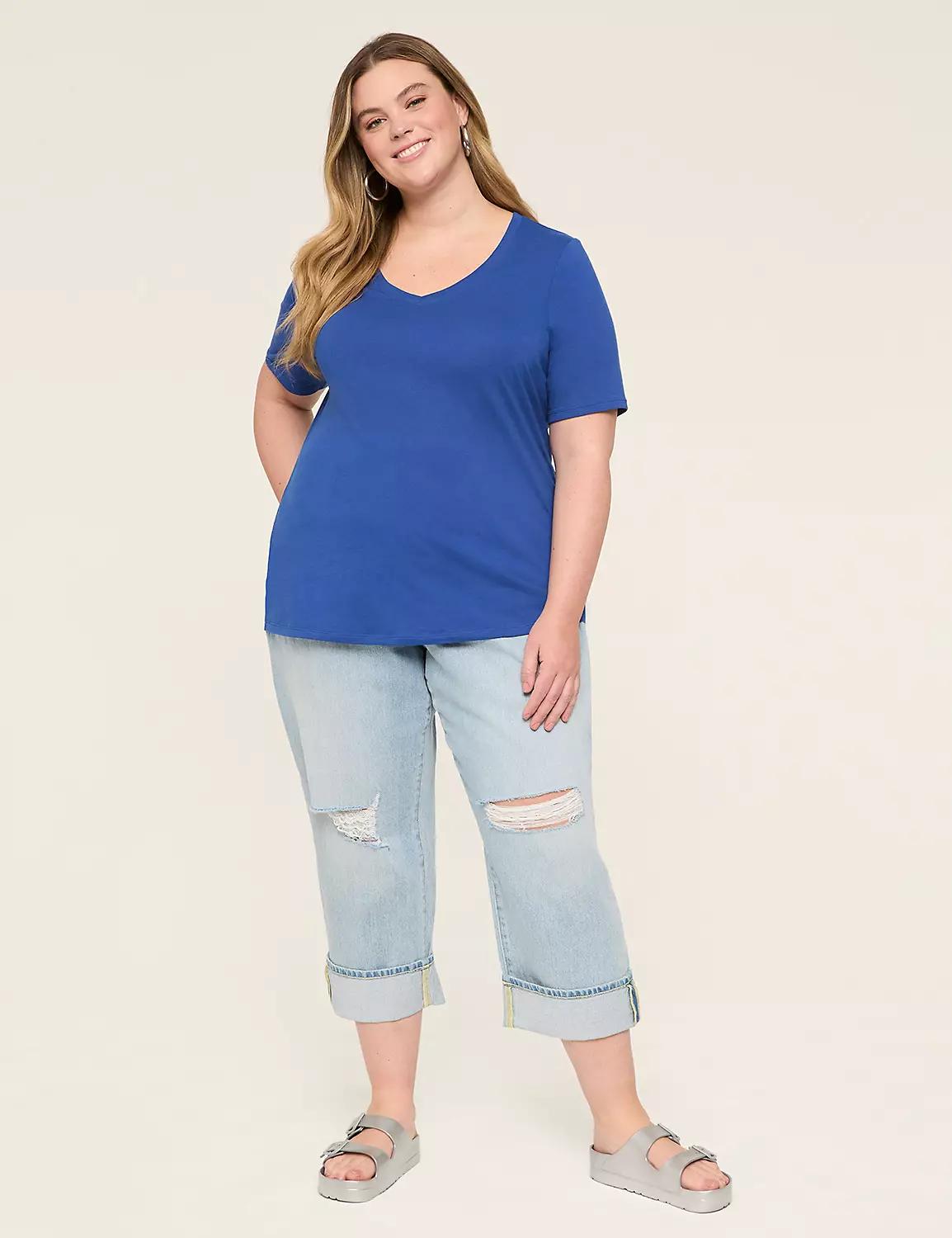 Perfect Sleeve V-Neck Tee Product Image