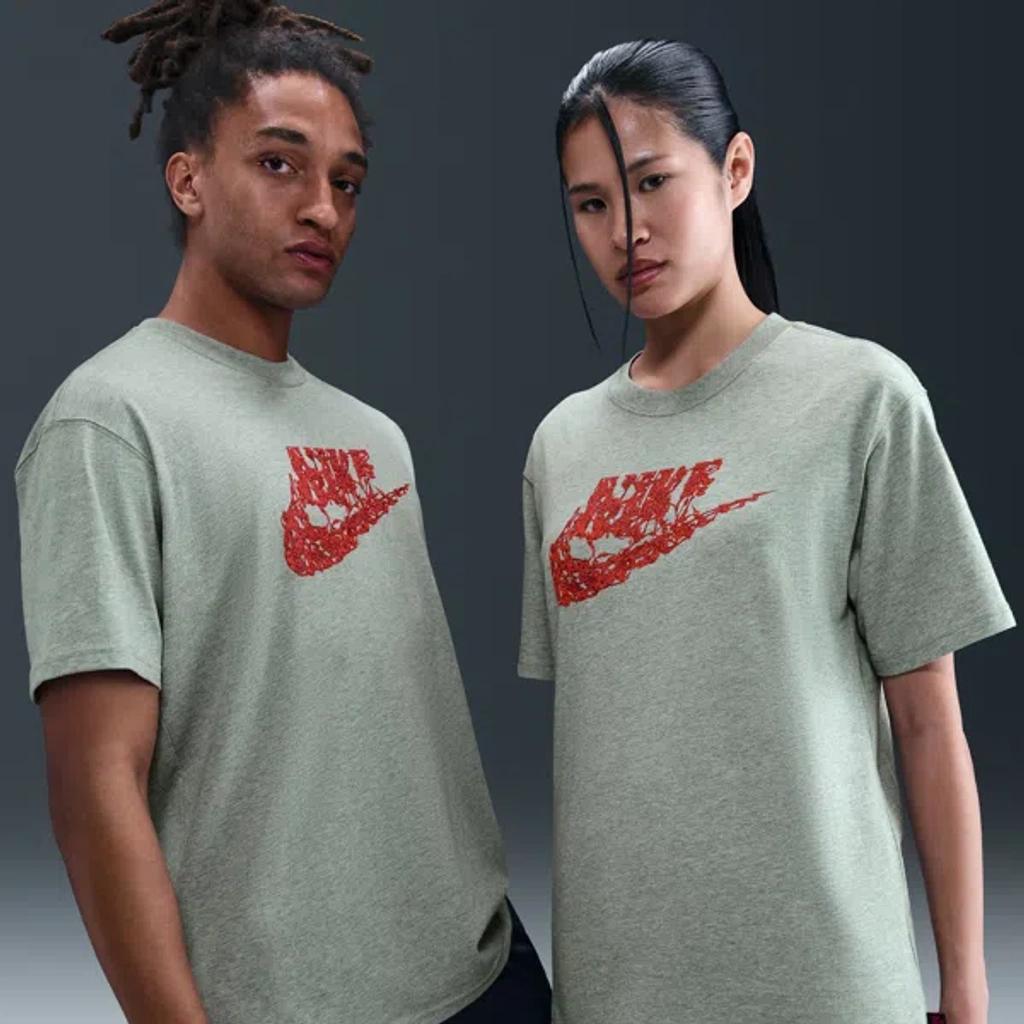 NIKE X Stranger Things T-shirt 'grey' In Gray Product Image