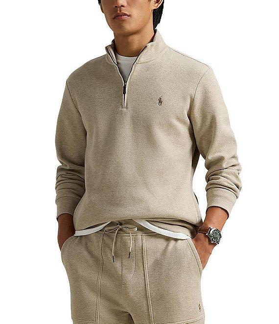 Polo Ralph Lauren Double Knit Mesh Quarter-Zip Pullover Product Image
