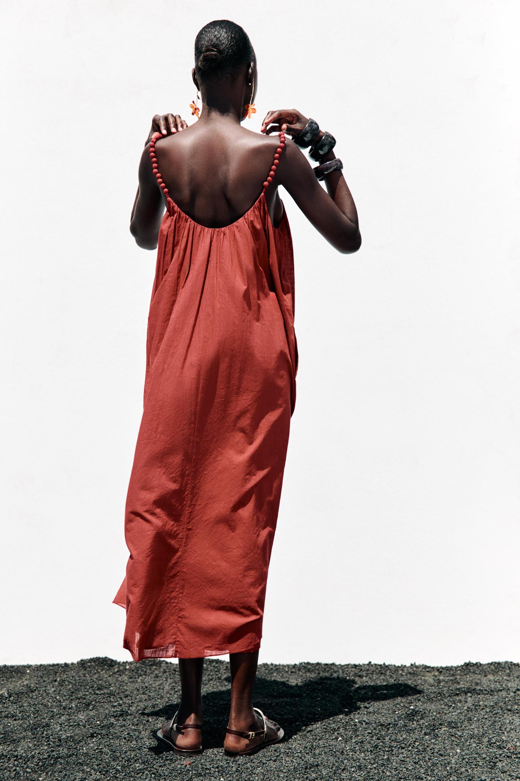 OVERSIZED STRAPPY DRESS Product Image