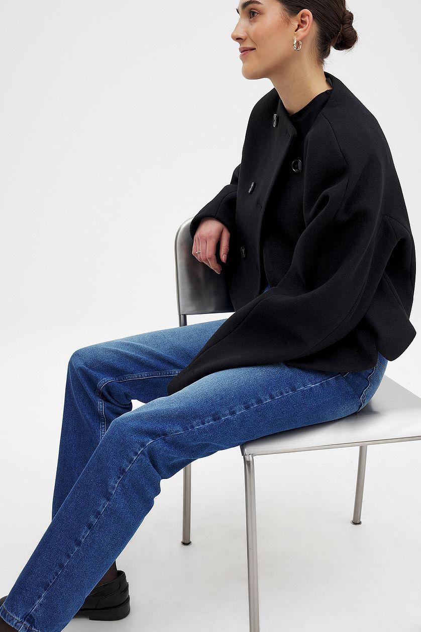 Straight High Waist Jeans Product Image