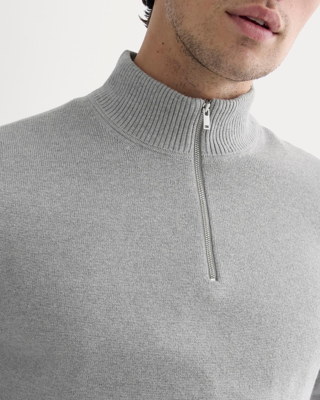 Mens No-Sweat Quarter-Zip Sweater by Everlane Product Image