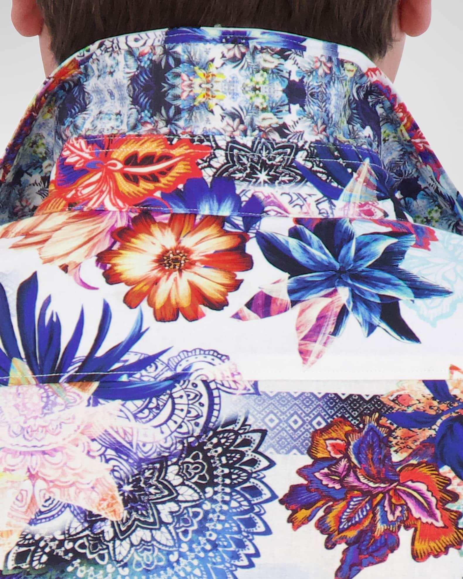 Men's Kendari Linen-Cotton Short-Sleeve Shirt Product Image