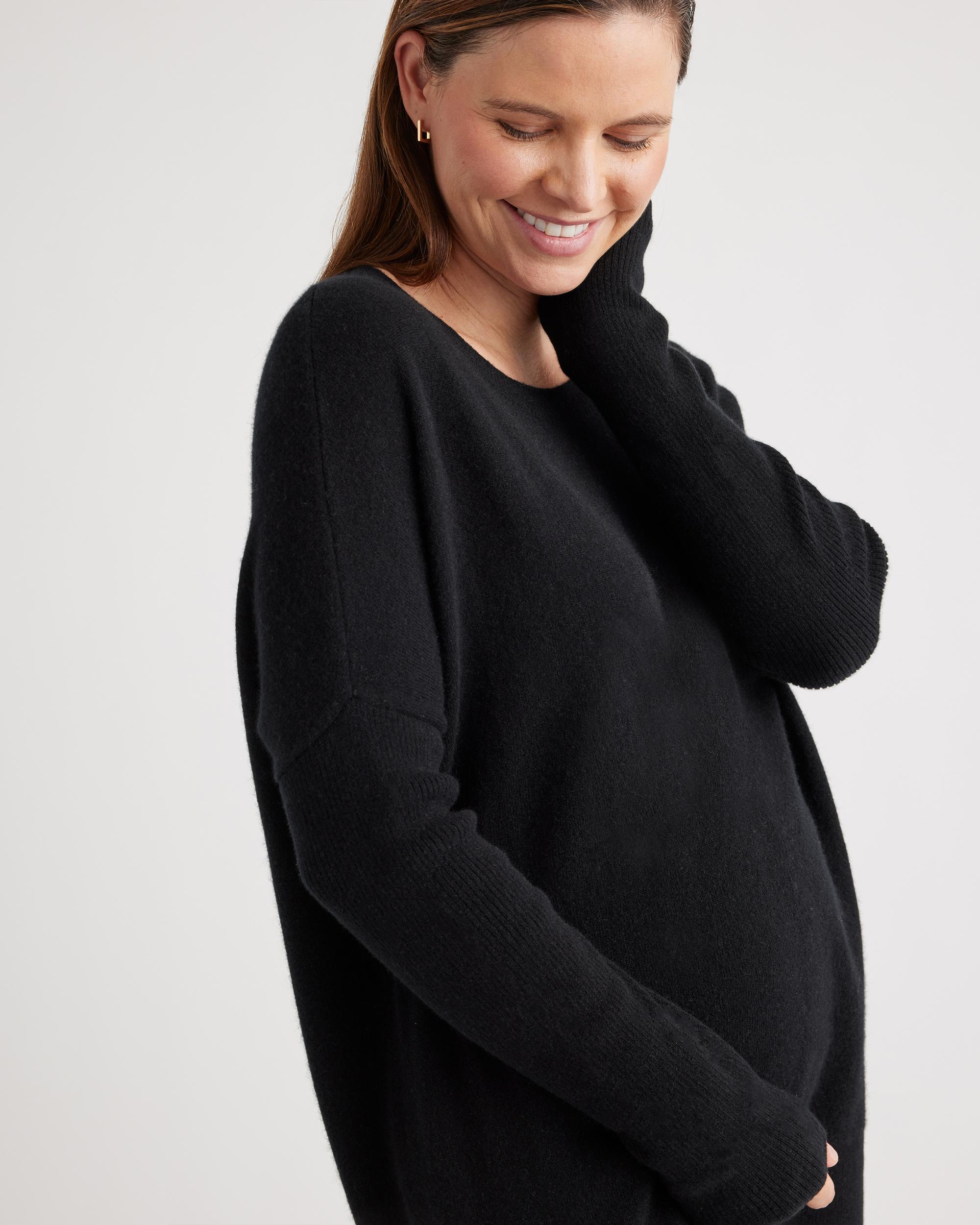 Quince | Women's Mongolian Cashmere Maternity Oversized Batwing Sweater Size XS Product Image