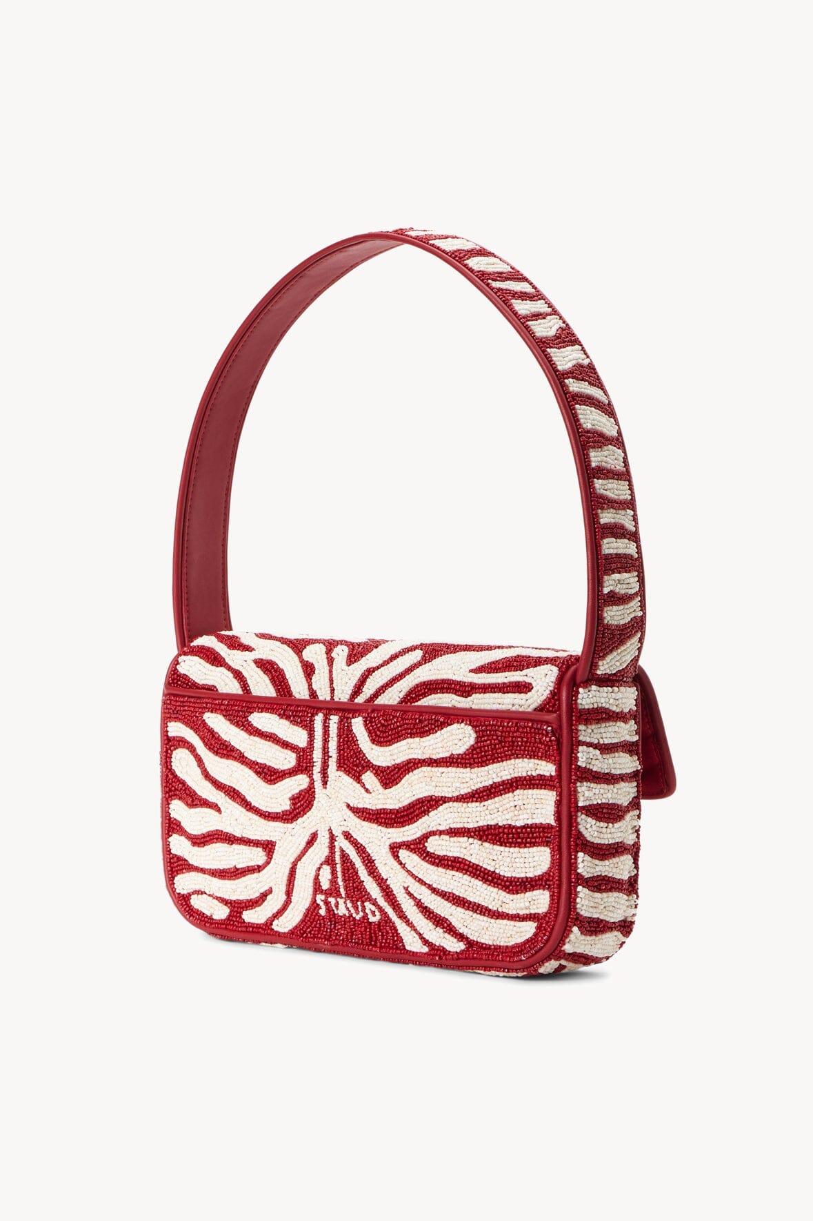 TOMMY BEADED BAG | SCARLET WHITE Product Image
