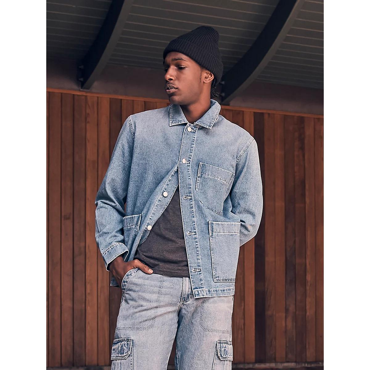 Men's Utility Chore Jacket in Mid Product Image