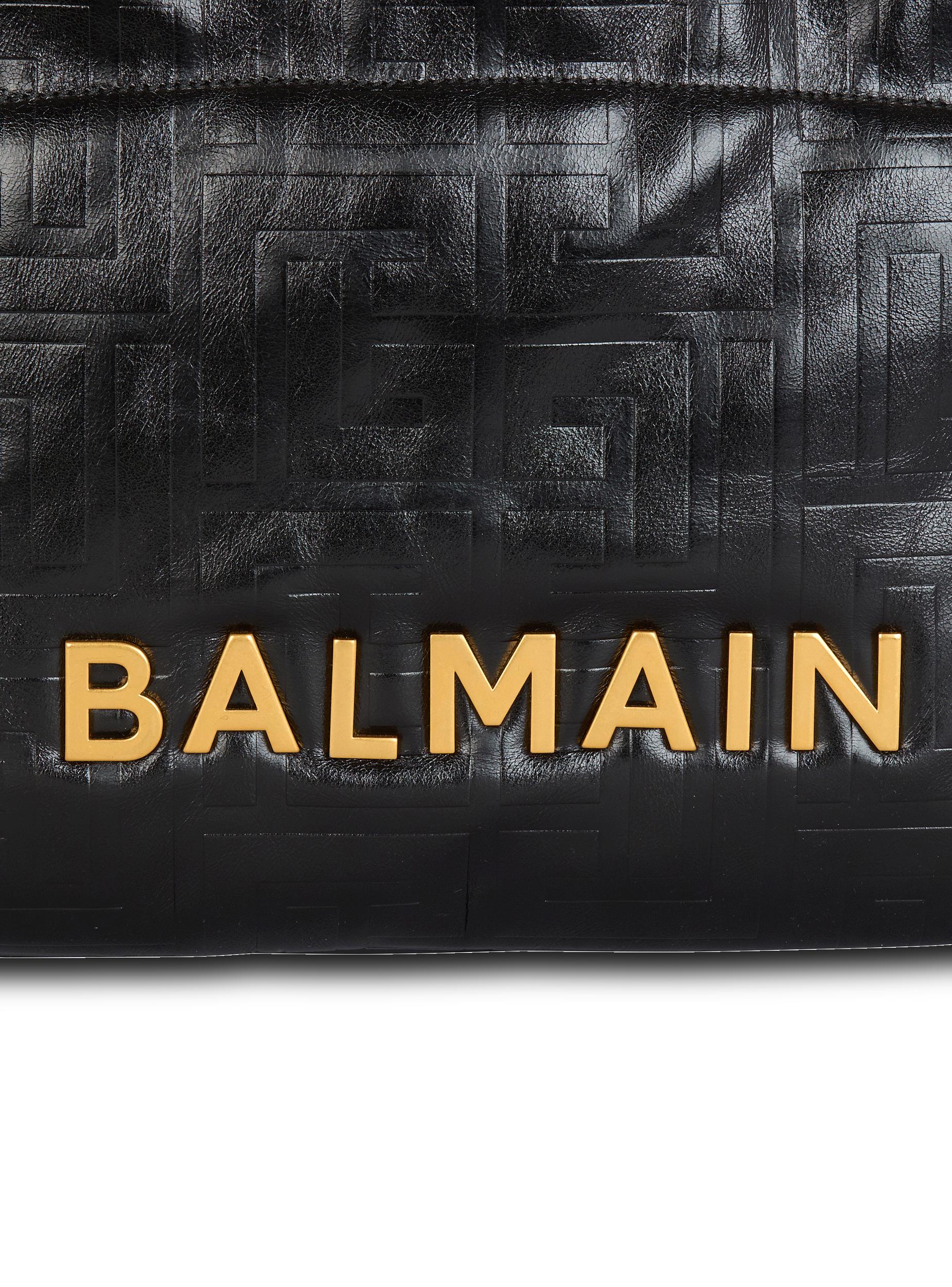 1945 Soft PB-monogrammed crinkled leather tote bag Product Image