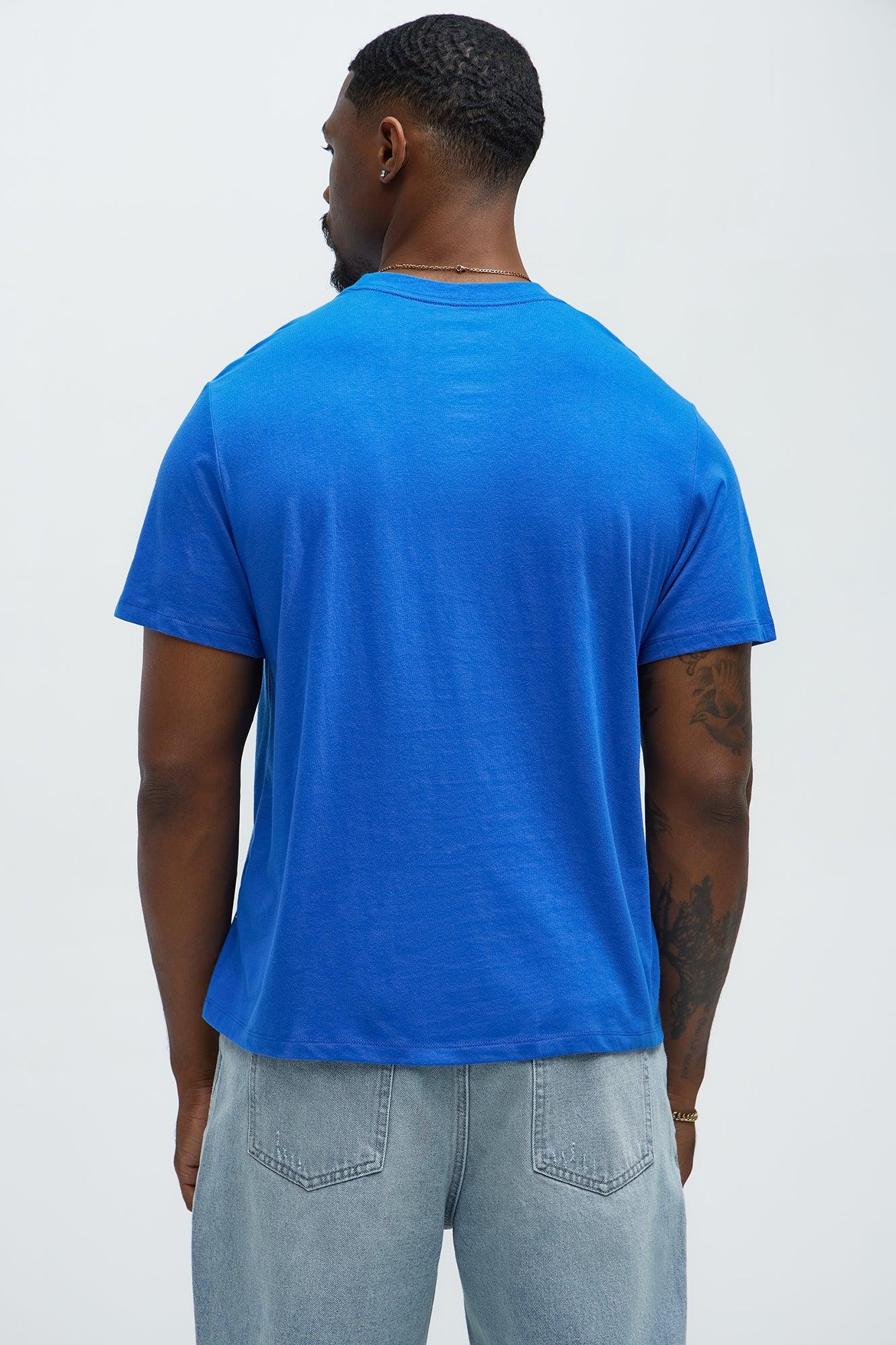 Von Dutch Blasted Short Sleeve Tee - Blue Product Image
