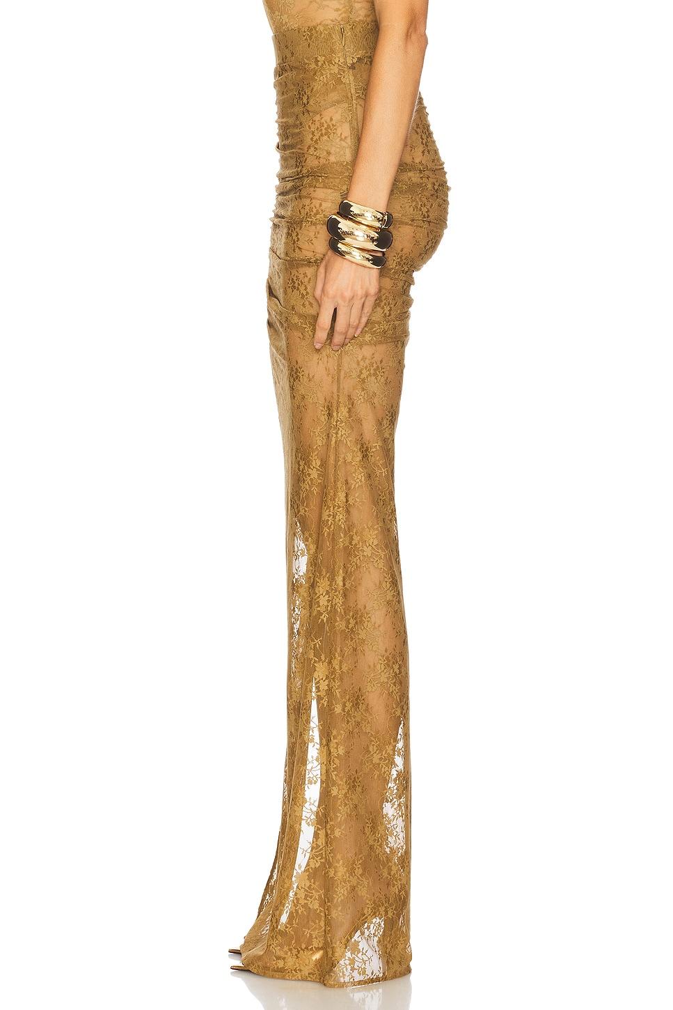 Tucked Column Skirt Alex Perry Product Image