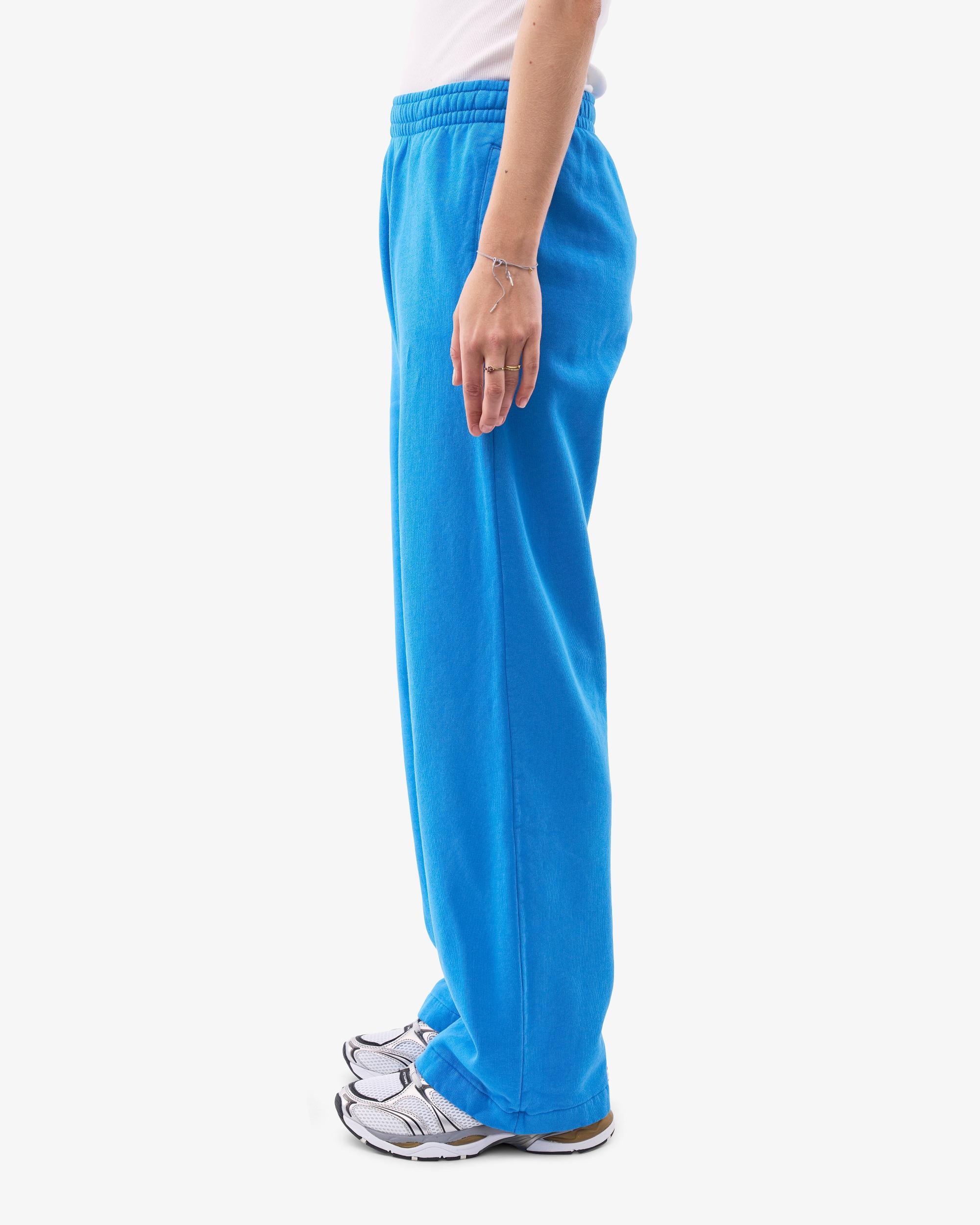 Organic Straight Leg Sweatpants - Pacific Blue Product Image