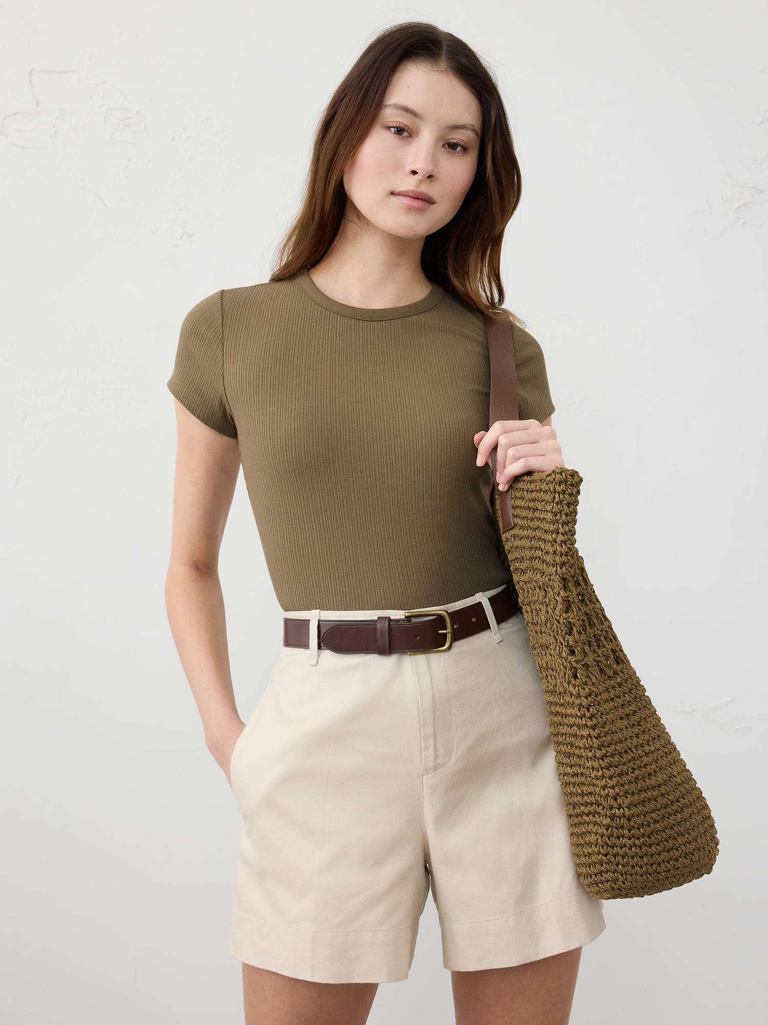 Variegated Ribbed T-Shirt Product Image