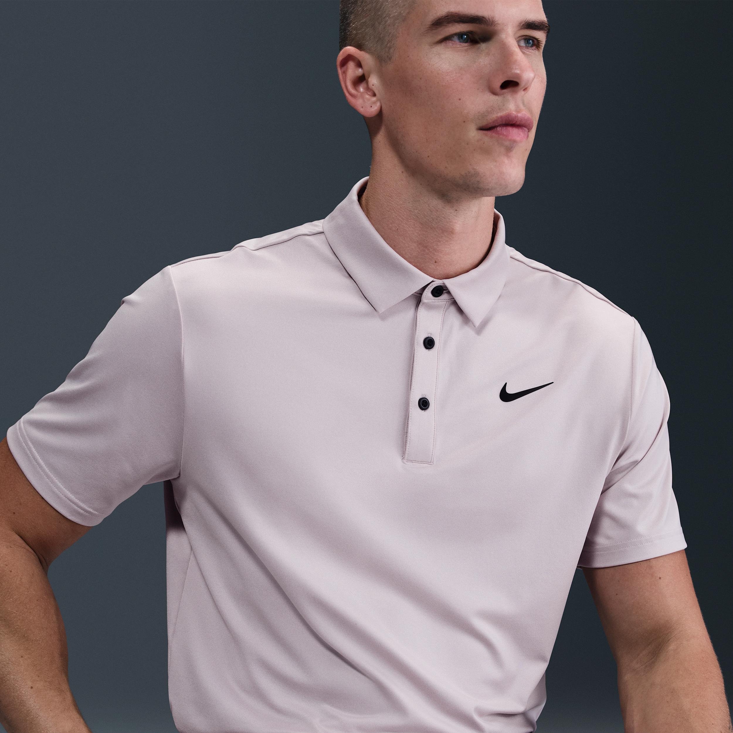 Nike Mens Tour Dri-FIT Heathered Golf Polo | FZ7489-379 Product Image